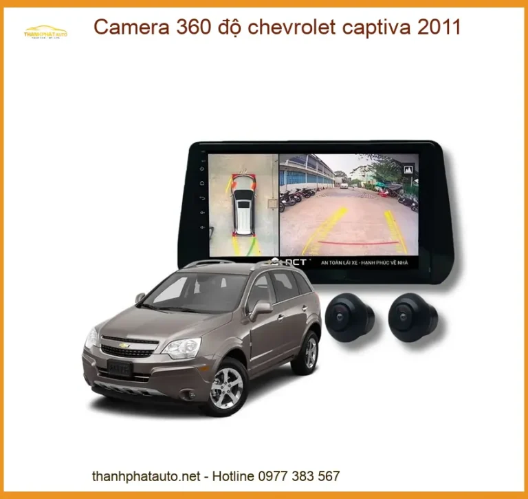 Camera 360 Độ Chevrolet Captiva 2011 - Địa Chỉ Lắp Đặt Uy Tín TPHCM
