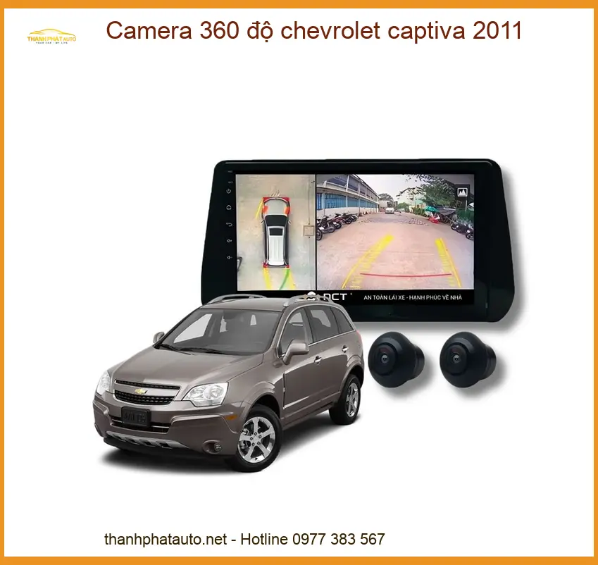 Camera 360 Độ Chevrolet Captiva 2011 - Địa Chỉ Lắp Đặt Uy Tín TPHCM