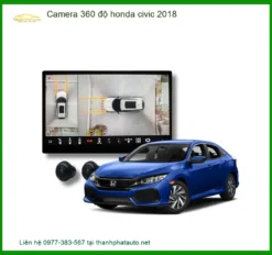 Camera 360 độ Honda Civic 2018 - Trung Tâm Gắn Chính Hãng Giá Tốt TPHCM