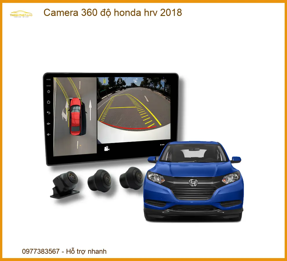 Camera 360 độ Honda HR-V 2018 - Địa Chỉ Lắp Đặt Chính Hãng TPHCM