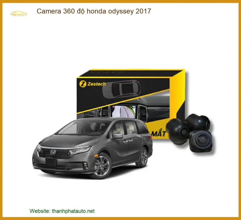 Trọn Bộ Camera 360 độ Honda Odyssey 2017 - Địa Chỉ Lắp Đặt Uy Tín TPHCM