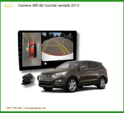 Camera 360 độ Hyundai Santafe 2013 - Địa Chỉ Lắp Đặt Uy Tín TPHCM