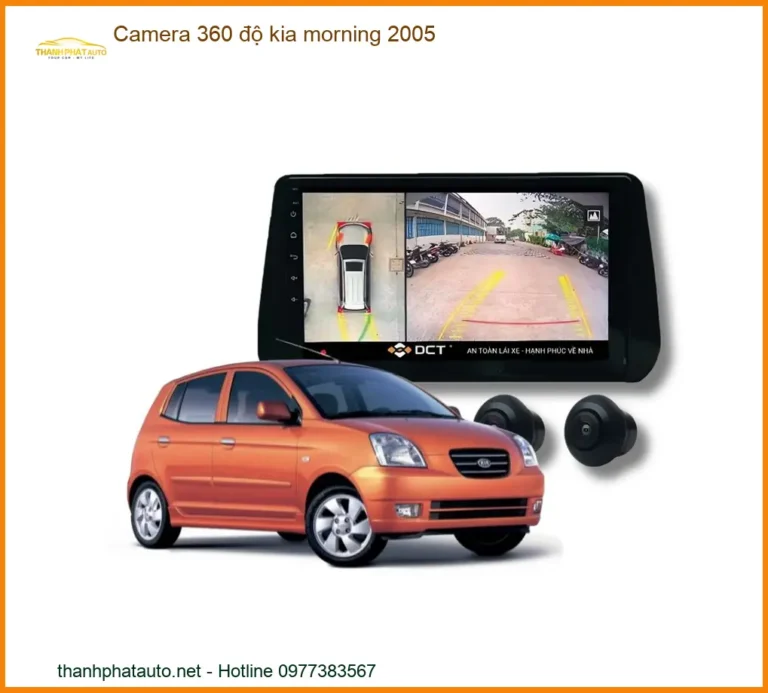 Camera 360 độ Kia Morning 2005 - Địa Chỉ Lắp Đặt Chính Hãng TPHCM
