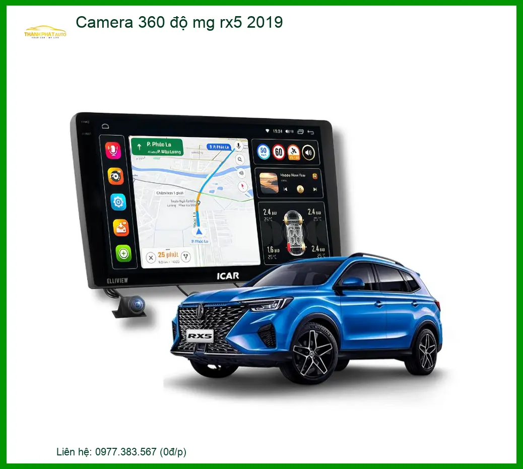 Camera 360 Độ Toàn Cảnh MG RX5 2019 - Trung Tâm Nâng Cấp Cao Cấp TPHCM