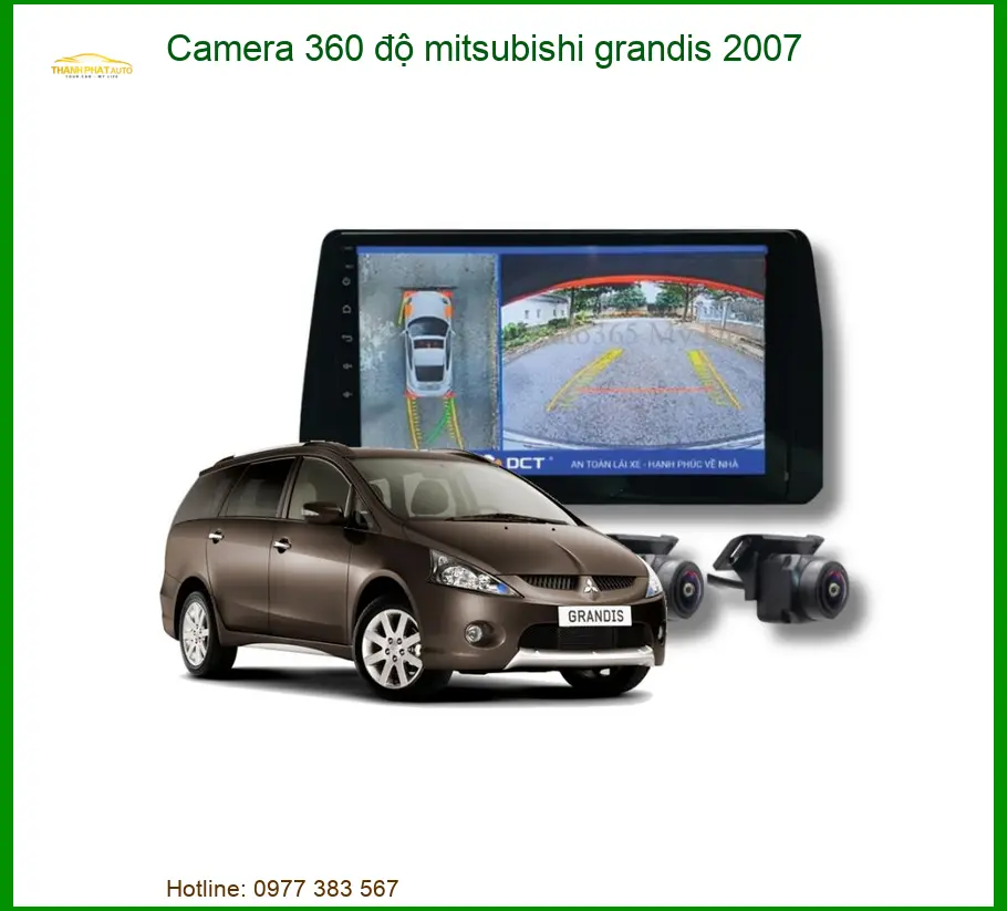 Camera 360 độ Mitsubishi Grandis 2007 - Trung Tâm Lắp Đặt Uy Tín TPHCM