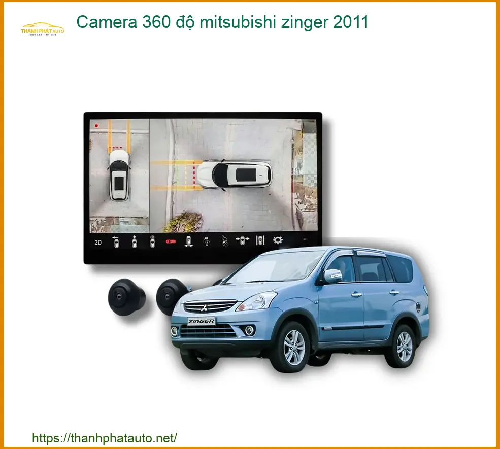 Camera 360 độ Mitsubishi Zinger 2011 - Trung Tâm Gắn Uy Tín TPHCM
