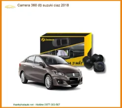 Camera 360 độ Suzuki Ciaz 2018 - Đơn Vị Thi Công Chính Hãng TPHCM