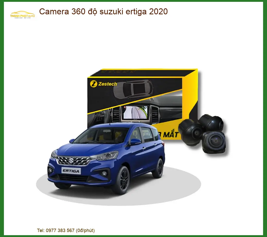 Camera 360 độ Suzuki Ertiga 2020 - Trung Tâm Lắp Đặt Chính Hãng TPHCM