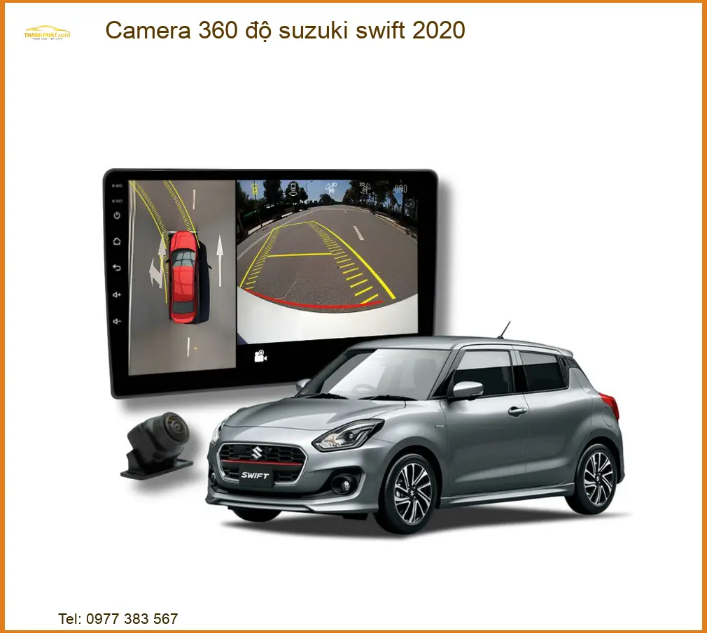 Camera 360 độ Suzuki Swift 2020 - Địa Chỉ Lắp Đặt Uy Tín TPHCM