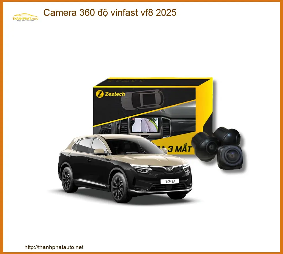 Camera 360 độ Vinfast VF8 2025 - Địa Chỉ Lắp Đặt Chính Hãng TPHCM