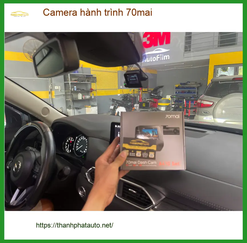 Anh Long lắp Camera hành trình 70mai tại Quận 7 để lái xe an tâm