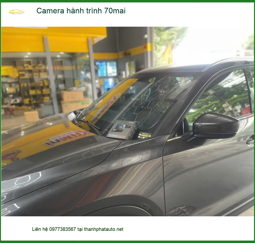 Anh Long lắp Camera hành trình 70mai tại Quận 7 để lái xe an tâm ảnh thực tế 2