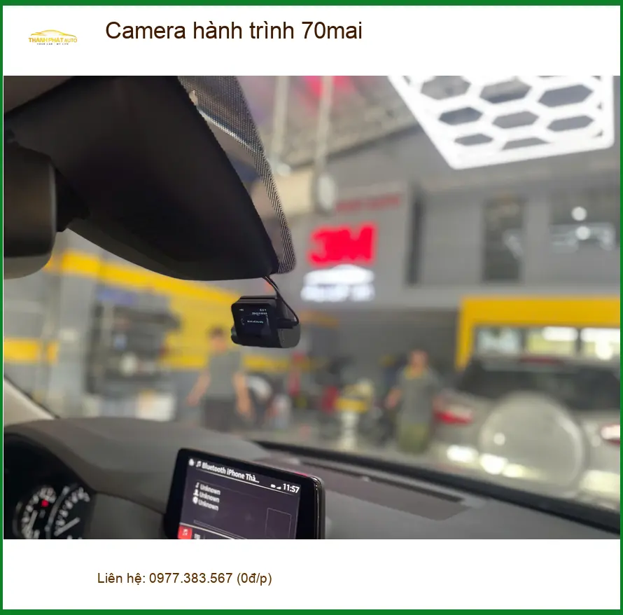 Anh Tấn lắp Camera hành trình 70mai cho Kia K3 ở Gò Vấp để quan sát giao thông ảnh thực tế 4