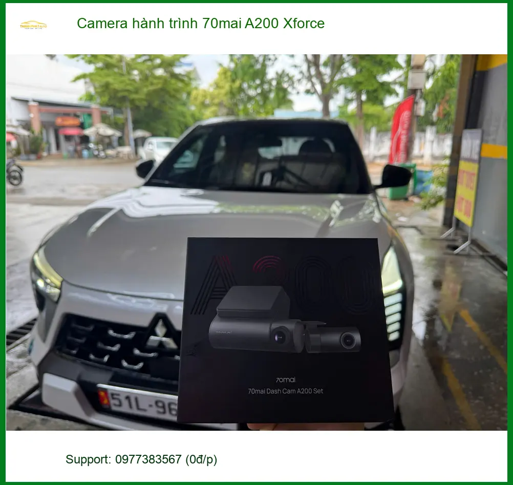 Chị Thảo Honda CRV lắp Camera hành trình 70mai A200 Xforce tại Quận 5 ảnh thực tế 2
