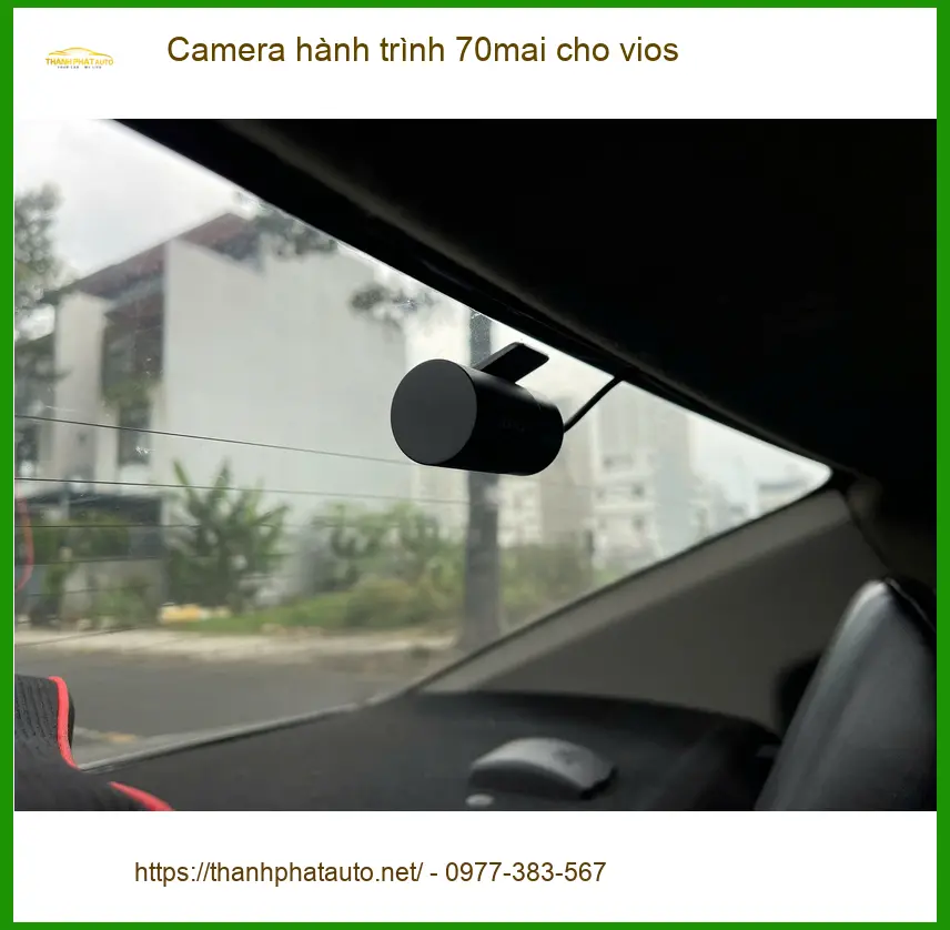 Anh Long lắp camera hành trình 70mai cho Vios tại Quận 7 để lái xe an toàn hơn ảnh thực tế 2