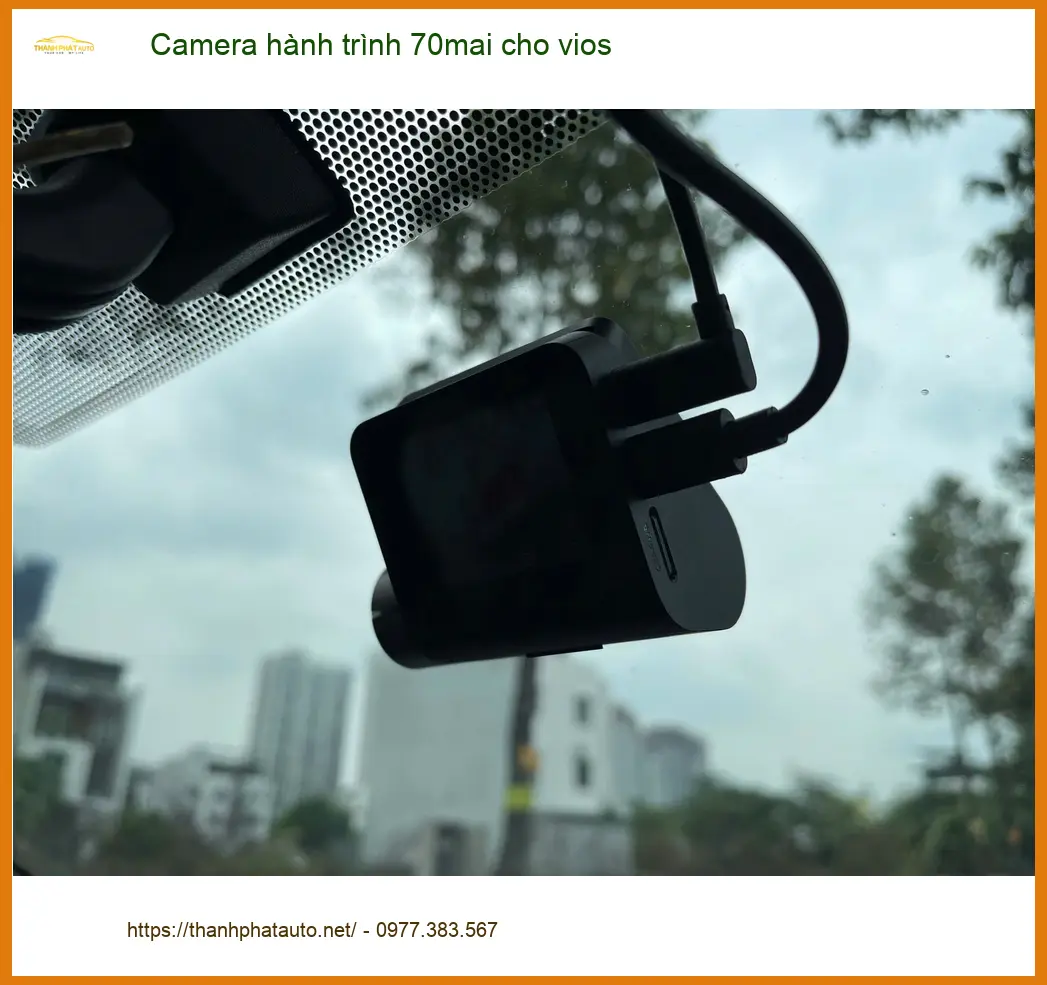 Chú Minh lắp camera hành trình 70mai cho Vios tại Quận 2 để yên tâm lái xe