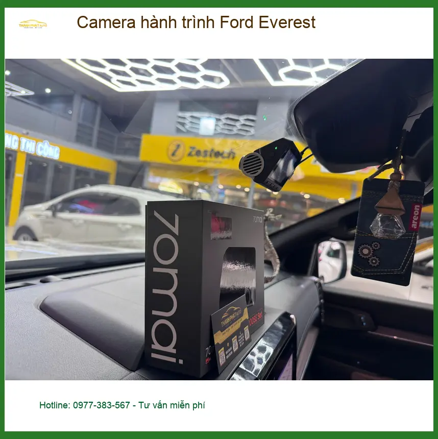 Anh Minh lắp Camera hành trình Ford Everest an toàn tại Quận Phú Nhuận ảnh thực tế 2