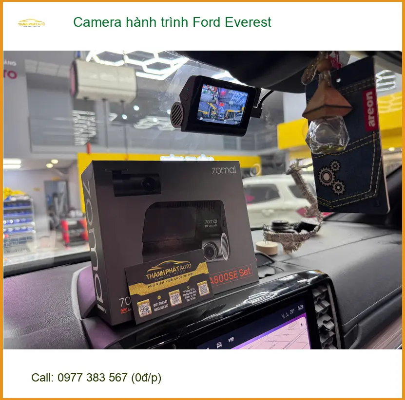 Anh Minh lắp Camera hành trình Ford Everest an toàn tại Quận Phú Nhuận ảnh thực tế 4