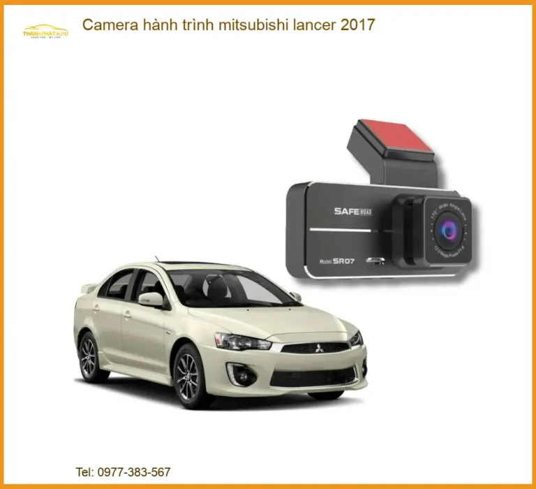Camera hành trình Mitsubishi Lancer 2017 - Trung Tâm Lắp Đặt Uy Tín TPHCM
