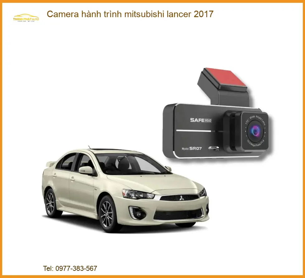 Camera hành trình Mitsubishi Lancer 2017 - Trung Tâm Lắp Đặt Uy Tín TPHCM