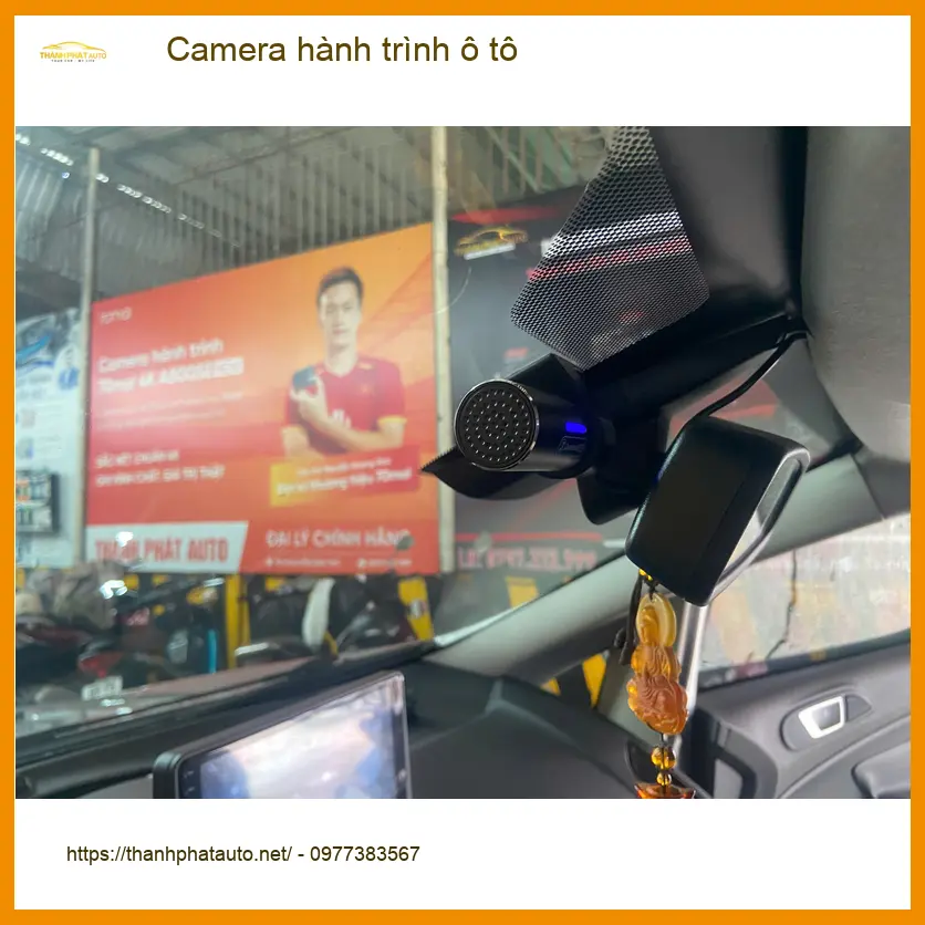 Chị Tuyết lắp camera hành trình Kia K3 ở Quận Gò Vấp để theo dõi hành trình ảnh thực tế 2