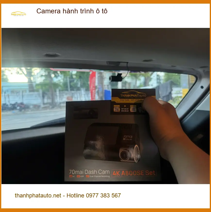 Cô Mai Anh lắp Camera hành trình ô tô Suzuki XL7 tại Quận Tân Phú ảnh thực tế 2