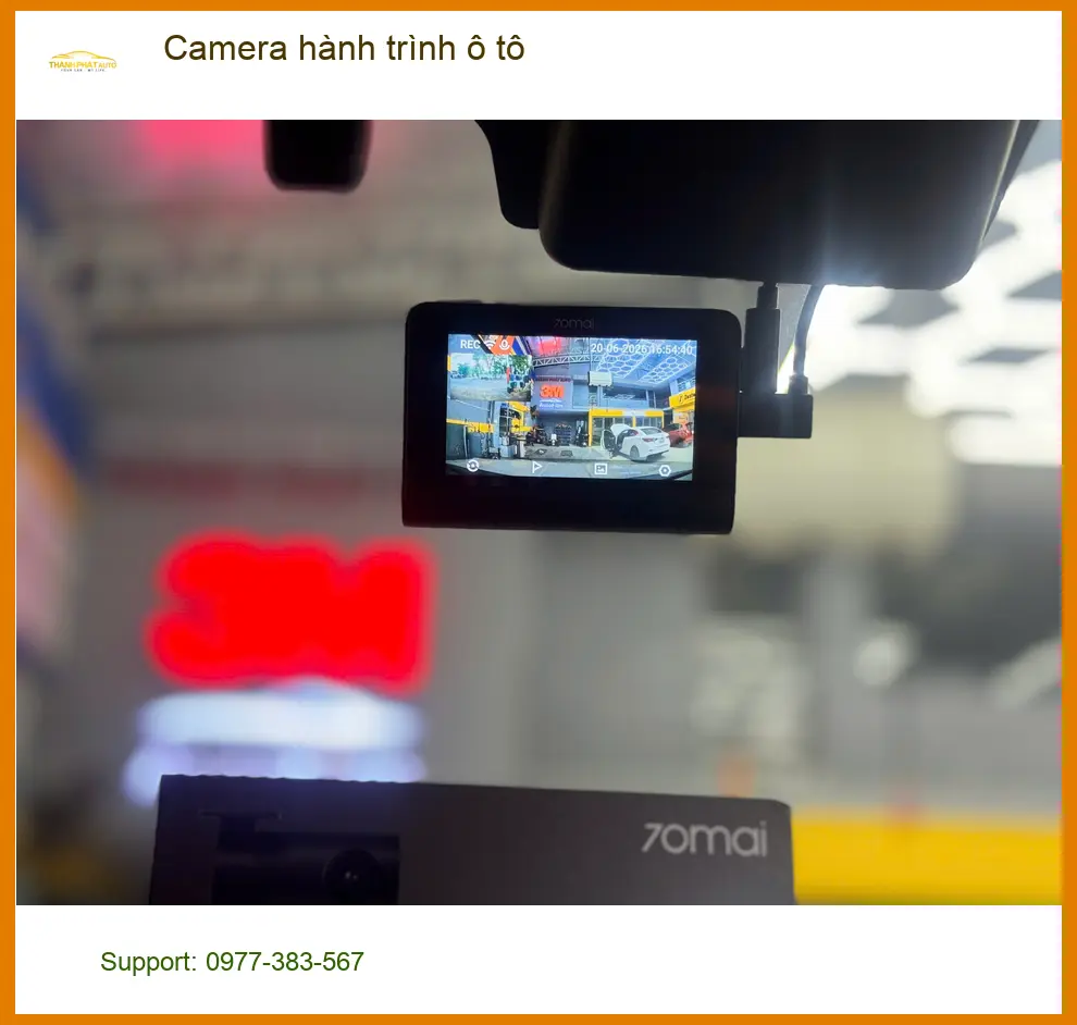 Cô Mai Anh lắp Camera hành trình ô tô Suzuki XL7 tại Quận Tân Phú ảnh thực tế 3
