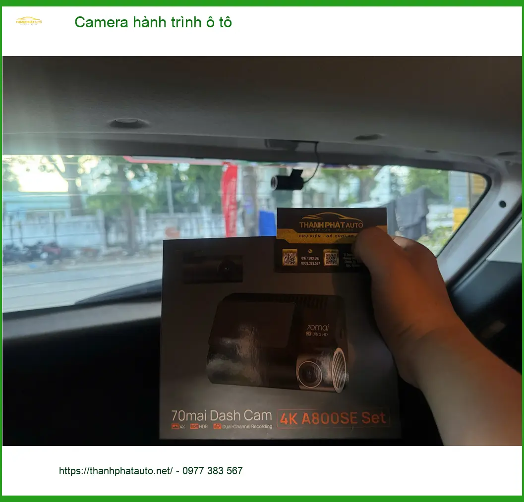 Anh Tuấn lắp camera hành trình ô tô cho Honda CR-V tại Quận 6 để ghi lại hành trình an toàn ảnh thực tế 5