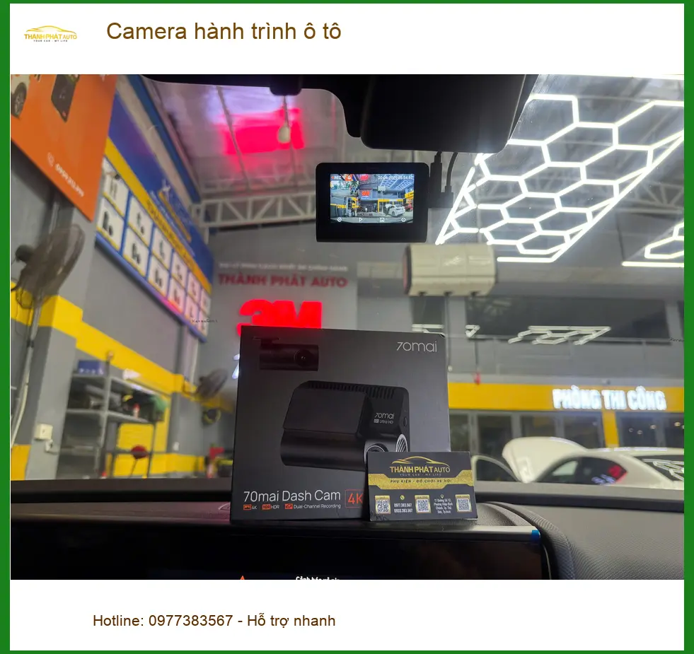 Anh Quang lắp Camera hành trình ô tô Hyundai SantaFe tại Quận 8 ảnh thực tế 2