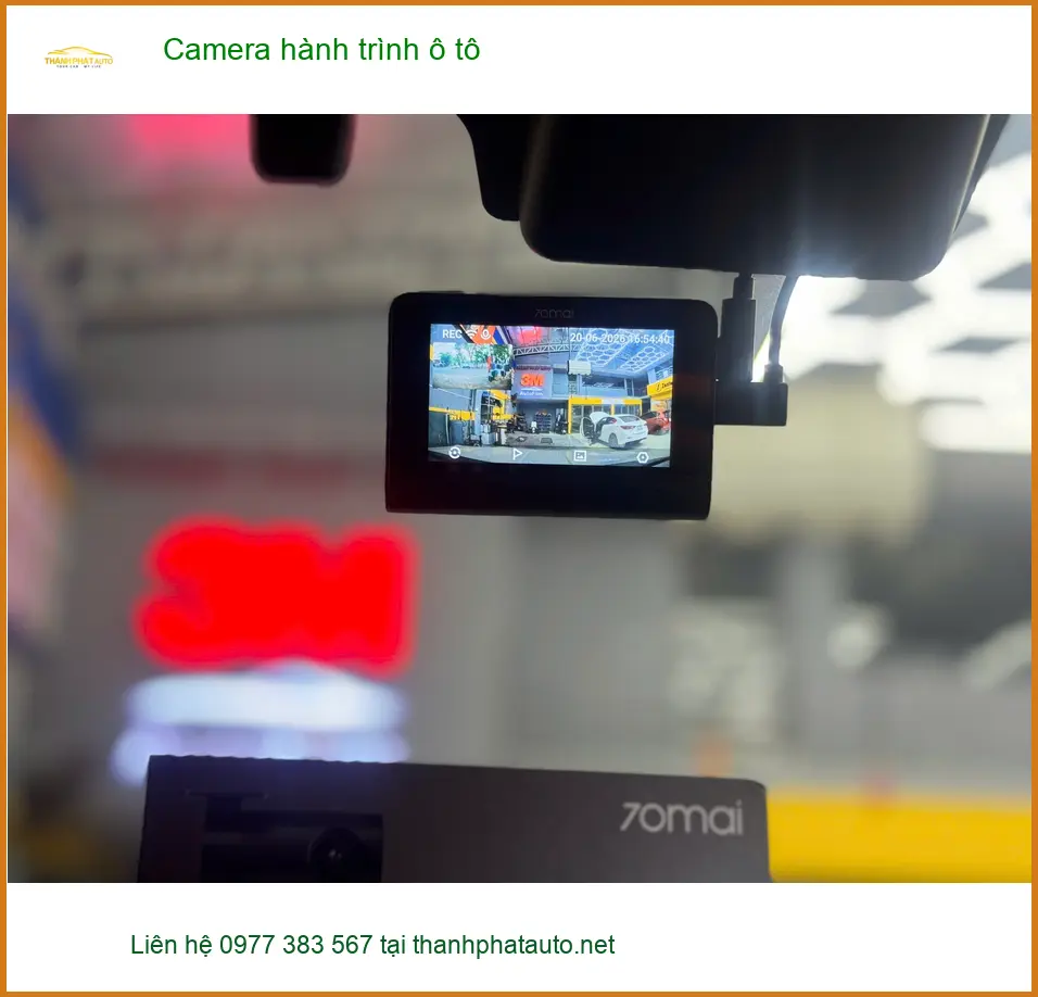 Chị Mai gắn Camera hành trình ô tô Elantra tại Quận Phú Nhuận