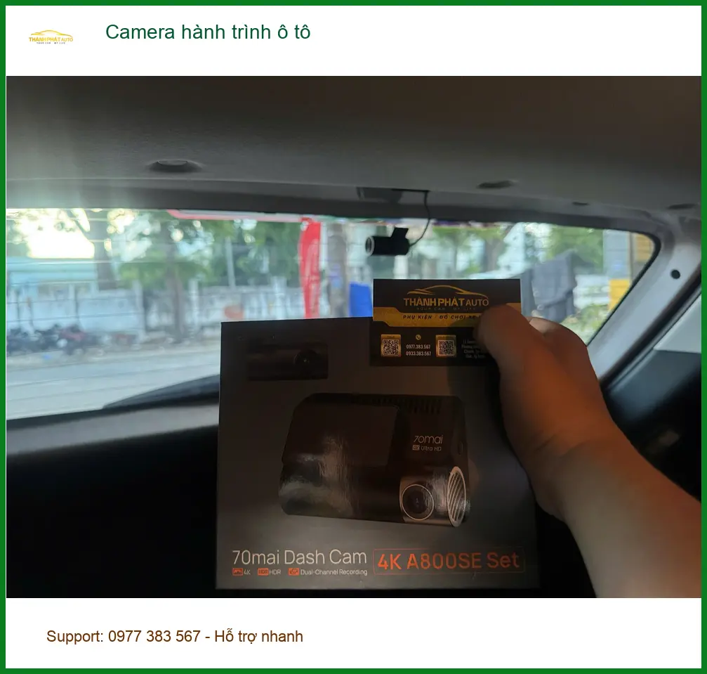 Chị Mai gắn Camera hành trình ô tô Elantra tại Quận Phú Nhuận ảnh thực tế 2