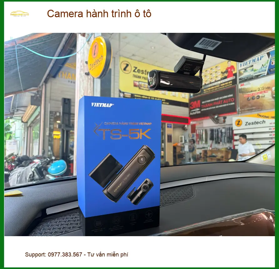 Anh Thiên lắp Camera hành trình ô tô Mazda CX-5 ở Hóc Môn, an tâm lái xe ảnh thực tế 2