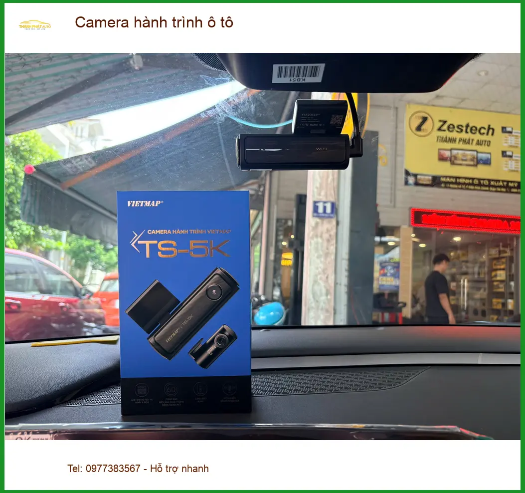 Chị Thảo lắp camera hành trình ô tô cho Hyundai Accent tại Quận 2