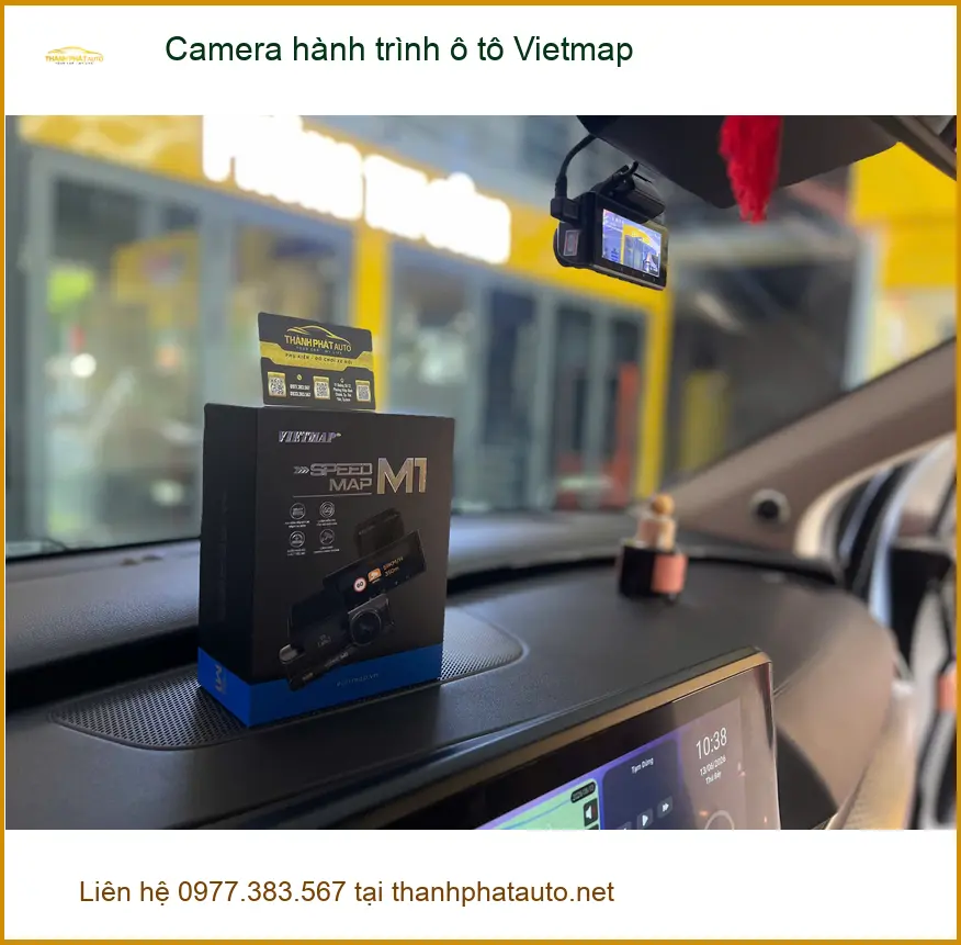 Anh Minh lắp Camera hành trình Vietmap cho Mazda CX-5 tại Gò Vấp ảnh thực tế 3