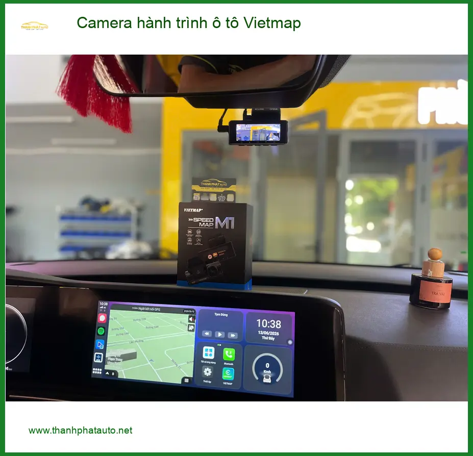 Anh Minh lắp Camera hành trình Vietmap cho Mazda CX-5 tại Gò Vấp ảnh thực tế 4