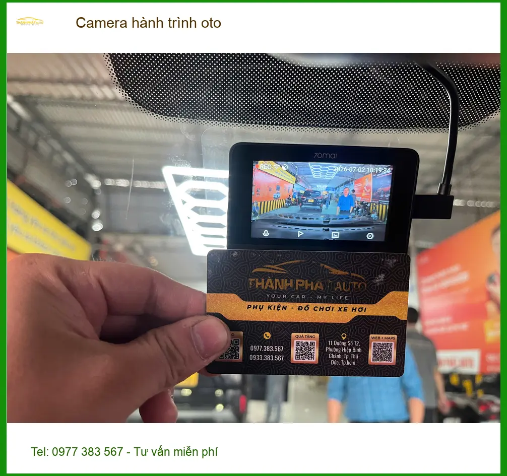 Chú Tâm lắp camera hành trình oto Hyundai Accent tại Quận 9 uy tín, chính hãng