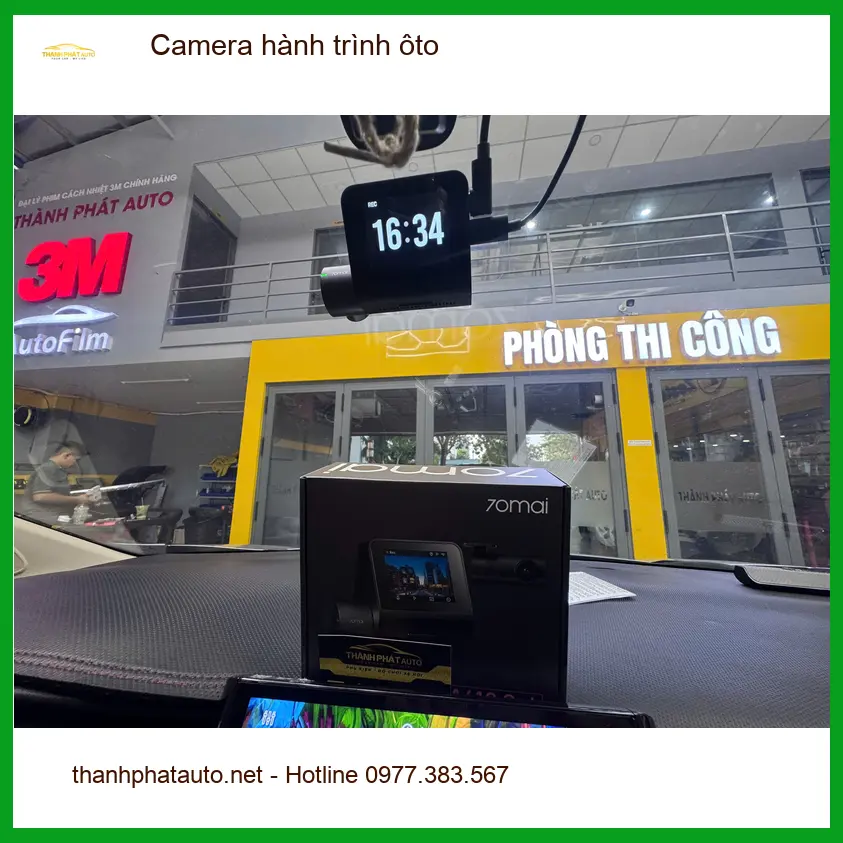 Chị Thảo lắp Camera hành trình ô tô Kia Seltos chính hãng tại Quận 12