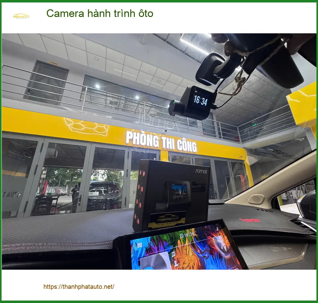 Chị Thảo lắp Camera hành trình ô tô Kia Seltos chính hãng tại Quận 12 ảnh thực tế 4