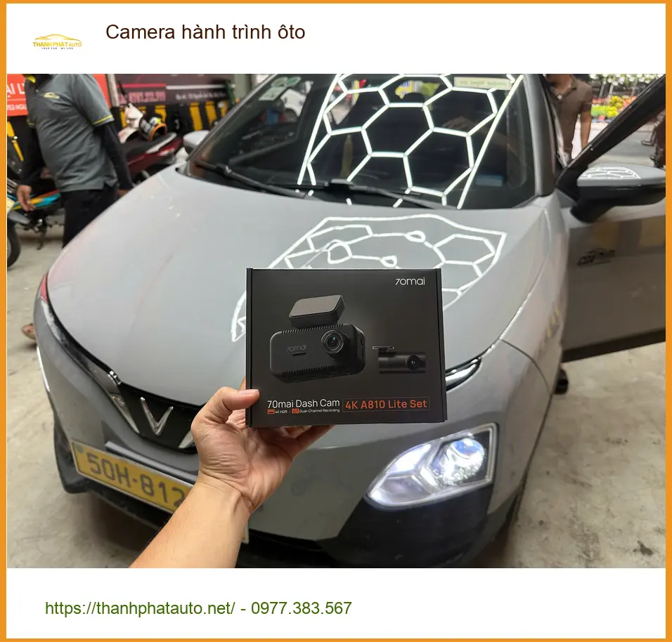 Chú Minh lắp Camera hành trình ôto chính hãng tại Hóc Môn ảnh thực tế 5