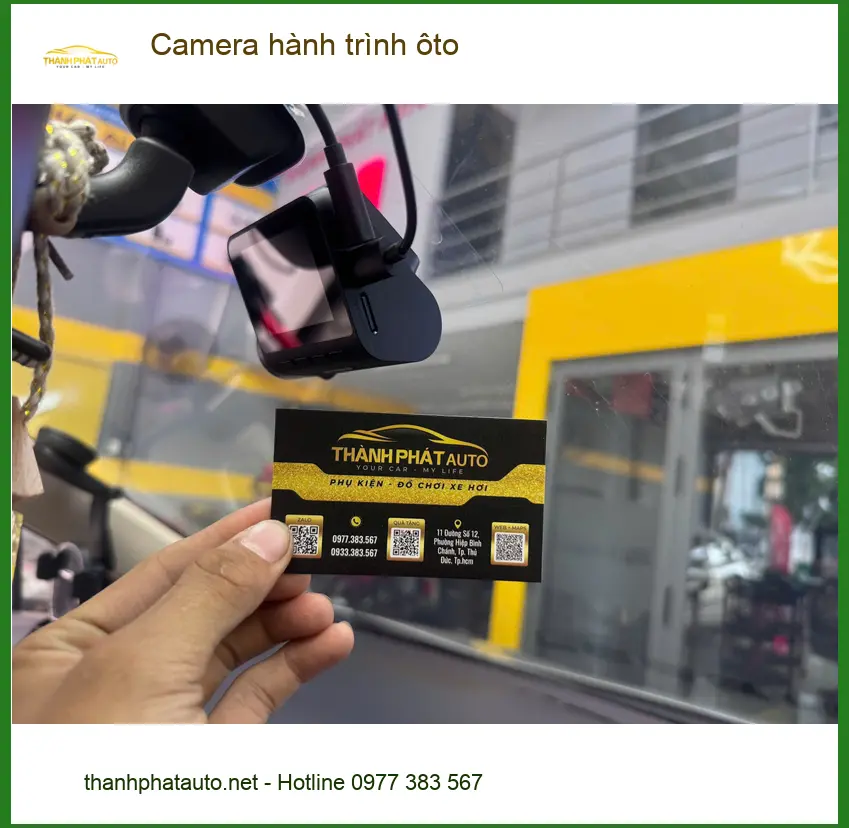 Anh Khoa lắp Camera hành trình ô tô Toyota Camry tại Hóc Môn ảnh thực tế 5