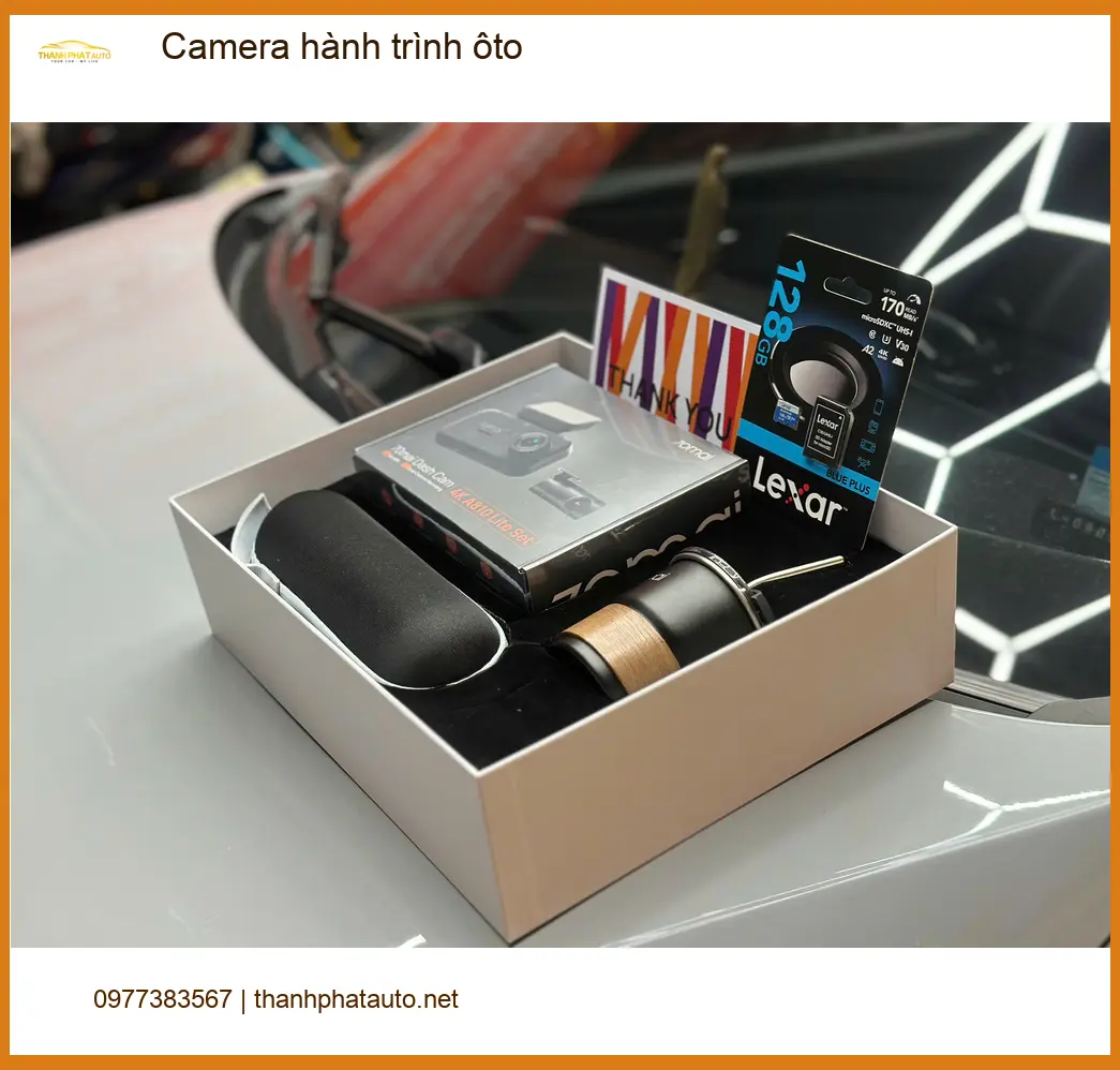 Anh Bách lắp Camera hành trình ôto cho Toyota Vios tại Quận 6 tránh phạt nguội