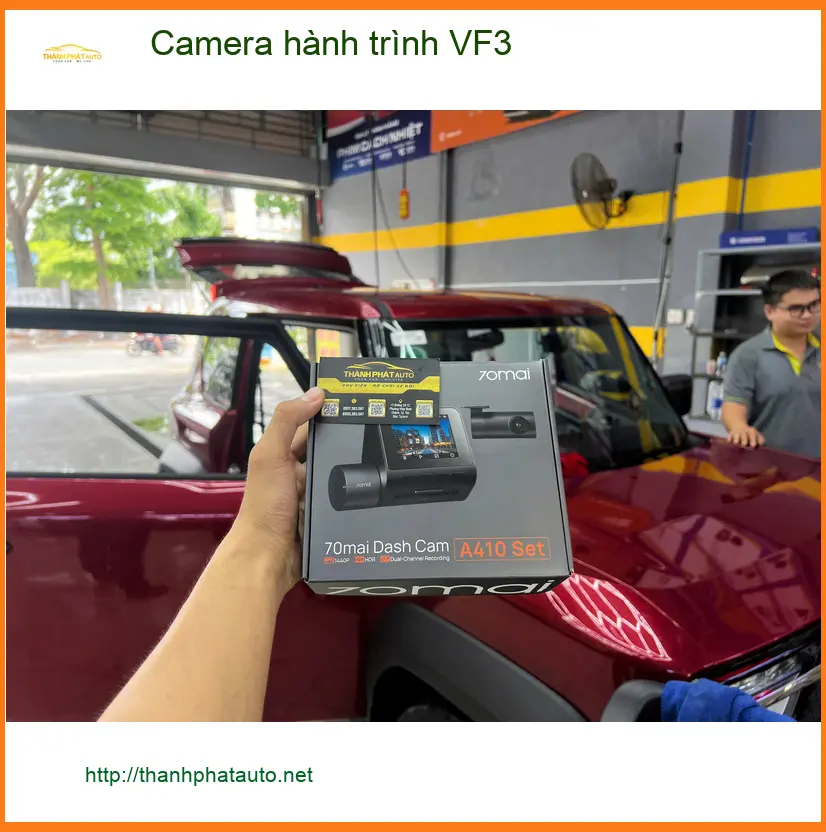 Anh Khang lắp Camera hành trình cho VinFast VF3 tại Quận 9 để đảm bảo an toàn khi lái xe