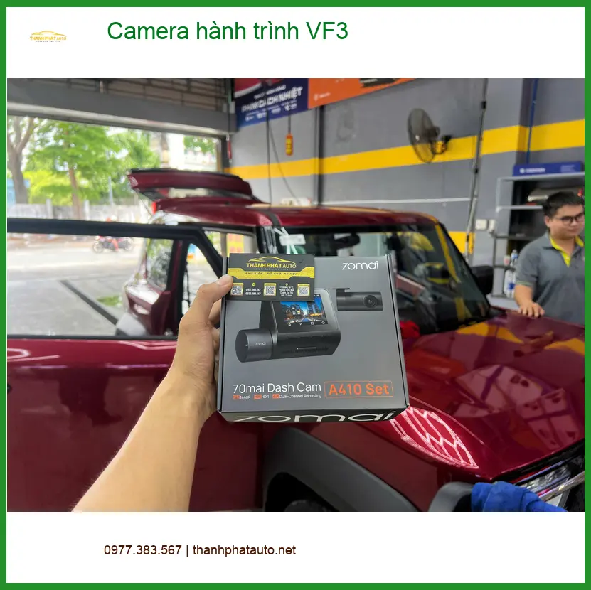 Anh Khải lắp Camera hành trình VinFast VF3 tại Hóc Môn yên tâm trên đường ảnh thực tế 3
