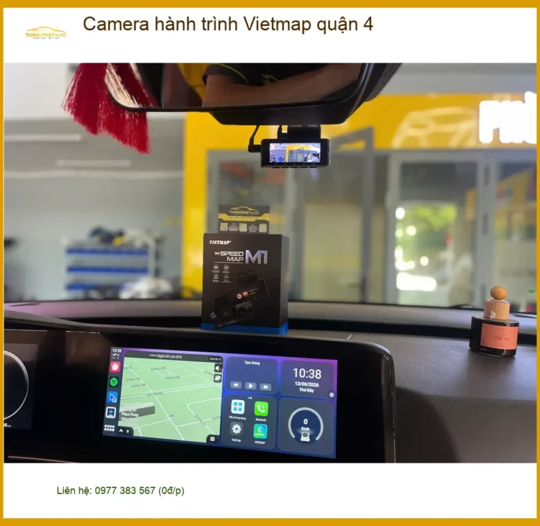 Trung Tâm Gắn Camera Hành Trình Ô Tô Vietmap tại Quận 4 - Gắn Nhanh Trong Ngày