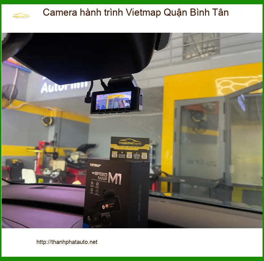 Nơi Lắp Camera Hành Trình Ô Tô hành trình Vietmap Quận Bình Tân - Giá Tốt TPHCM ảnh thực tế 3