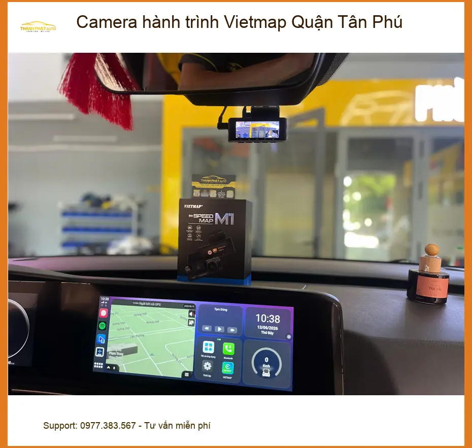 Nơi Lắp Camera Hành Trình Ô Tô hành trình Vietmap Quận Tân Phú - Giá Tốt TPHCM
