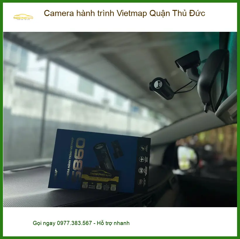 Nơi Lắp Camera Hành Trình Ô Tô hành trình Vietmap Quận Thủ Đức - Giá Tốt TPHCM ảnh thực tế 3