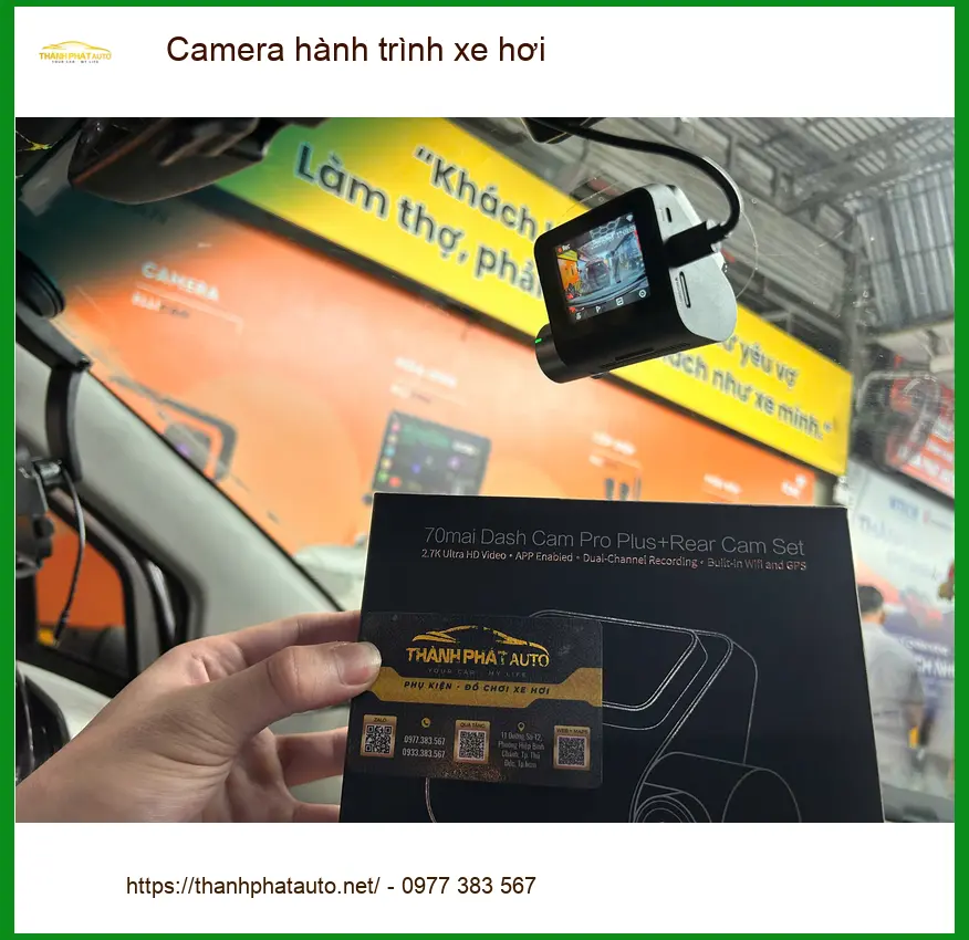 Anh Phước gắn camera hành trình xe hơi cho Honda CRV tại Quận 12 an toàn mọi nẻo đường ảnh thực tế 3