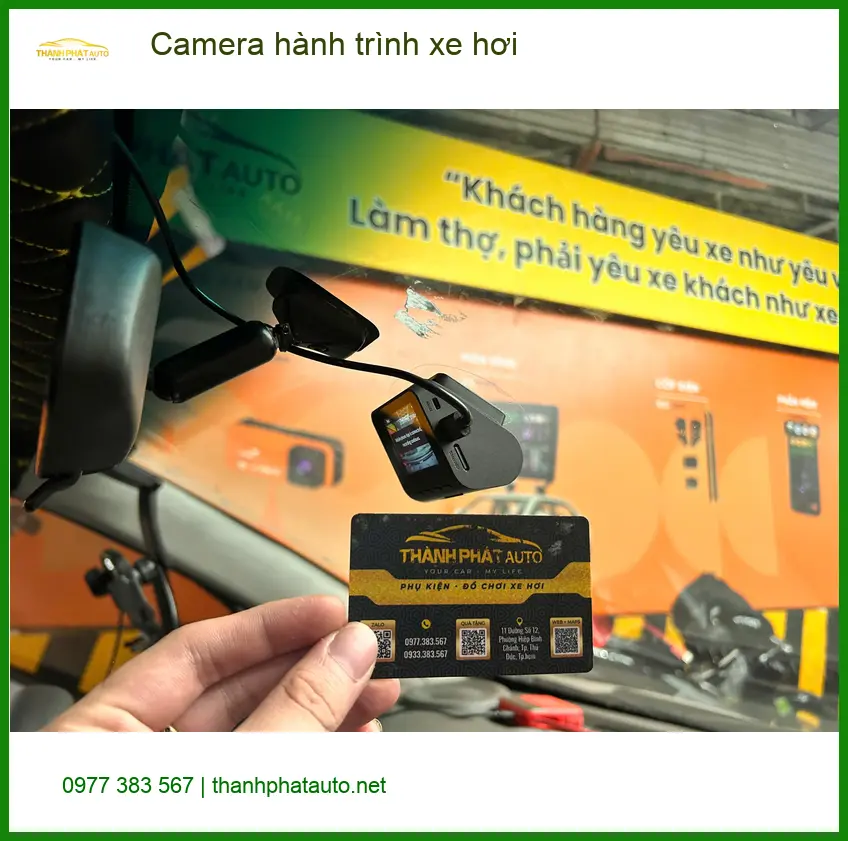Chị Mai Anh lắp camera hành trình Hyundai Accent tại Hóc Môn an tâm hơn ảnh thực tế 3