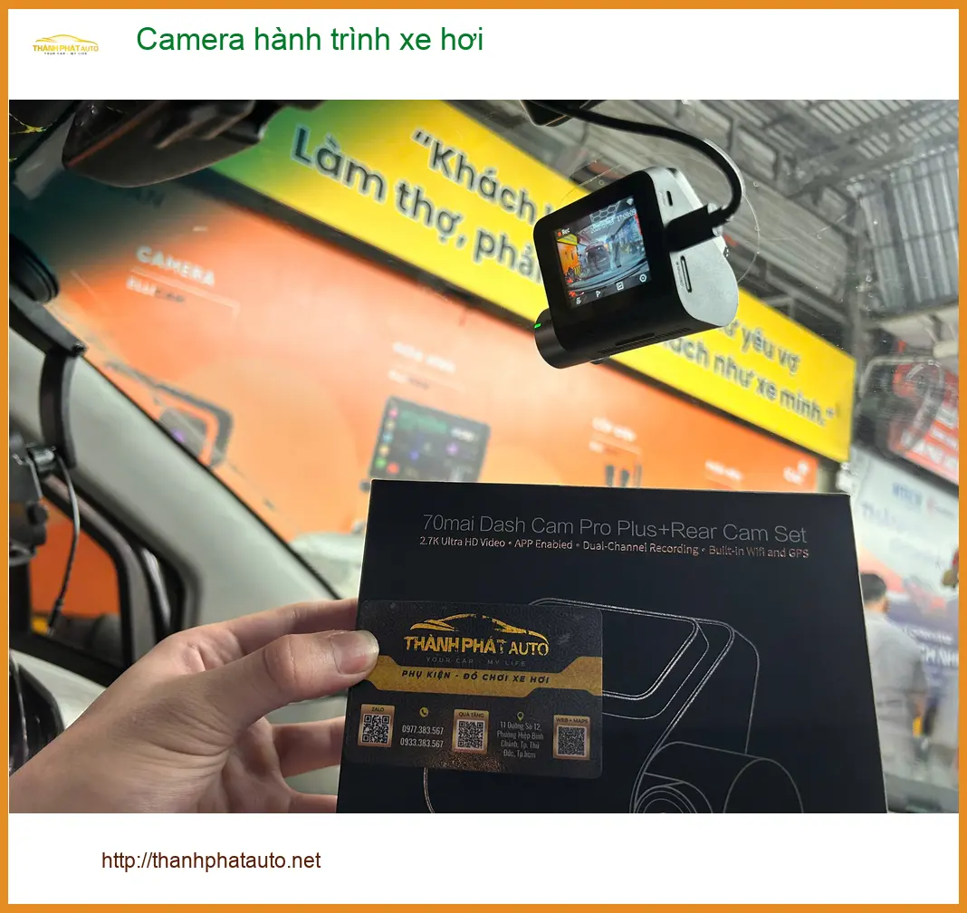 Chị Mai Anh lắp camera hành trình Hyundai Accent tại Hóc Môn an tâm hơn ảnh thực tế 4